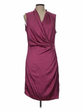 NWT! Mango Suit Satiny V-Neck Draped Dress. US Size 10.